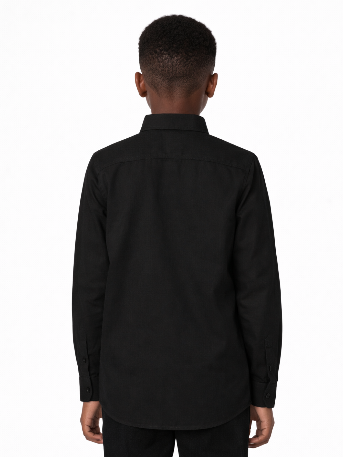 Jet Black Smart Casual Shirt