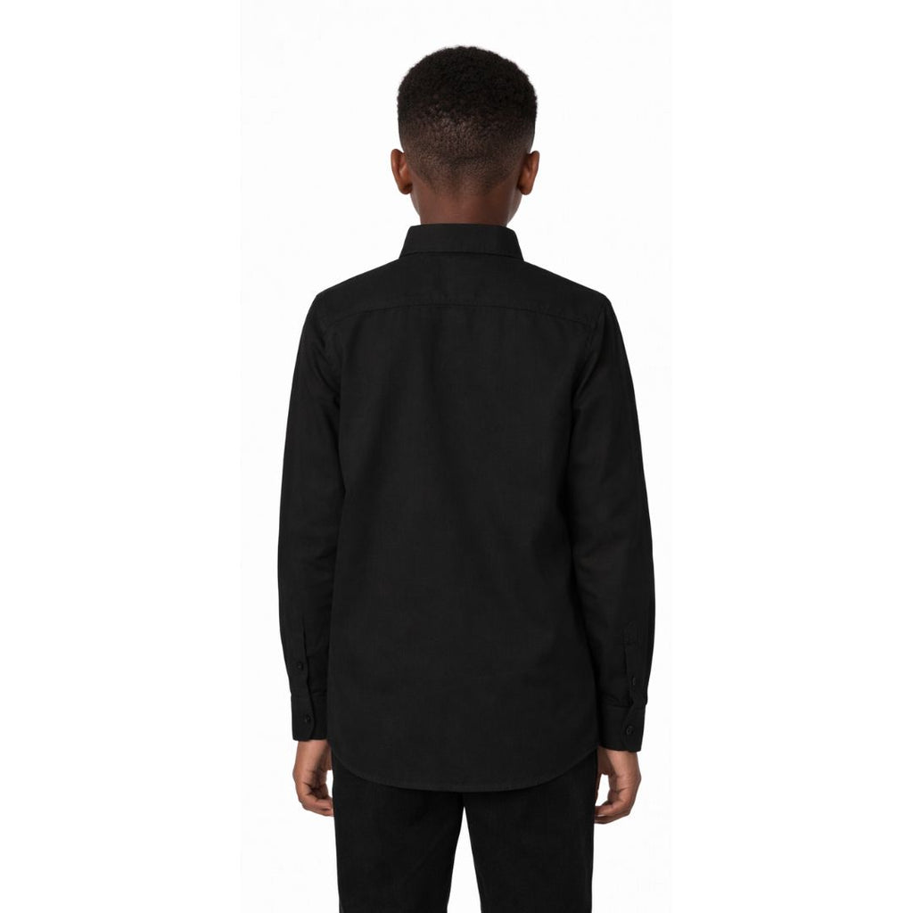Jet Black Smart Casual Shirt