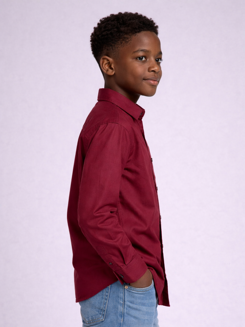 Royal Maroon Classic Fit Shirt
