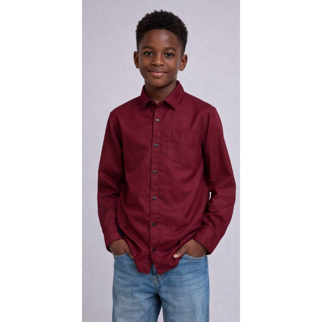 Royal Maroon Classic Fit Shirt