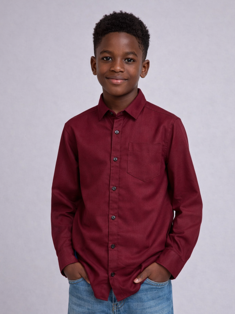 Royal Maroon Classic Fit Shirt