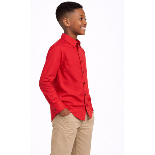 Bold Red Everyday Shirt