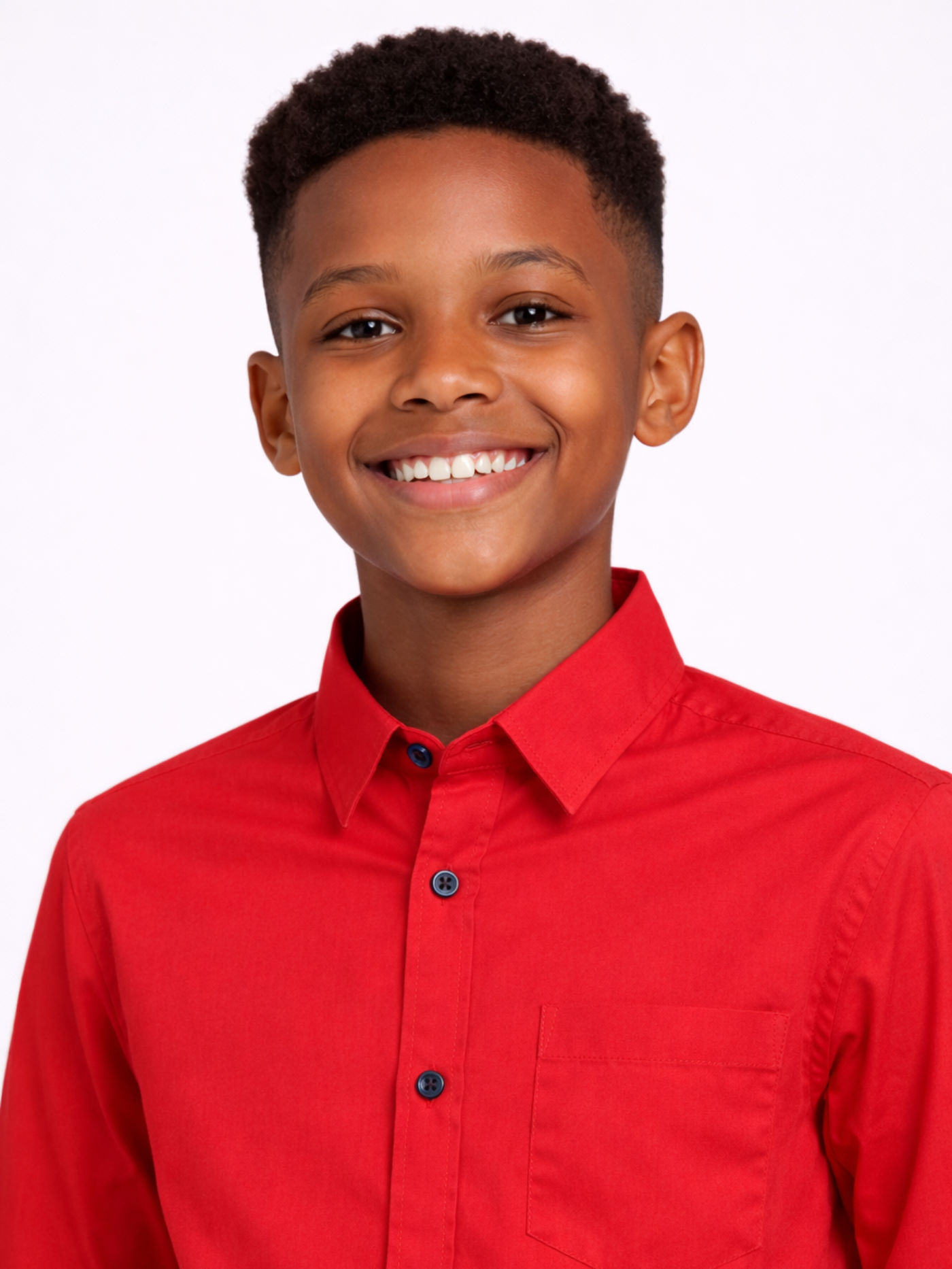 Bold Red Everyday Shirt