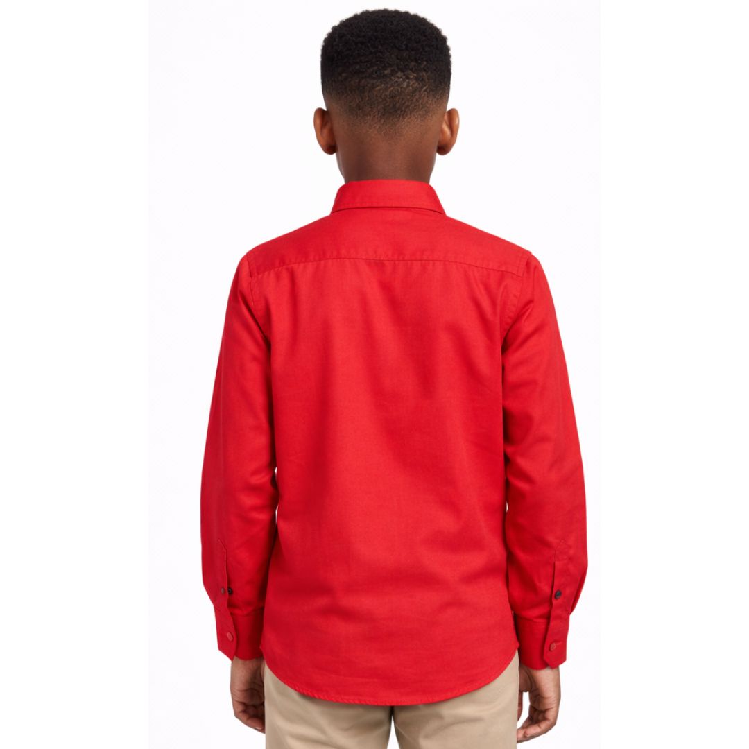 Bold Red Everyday Shirt