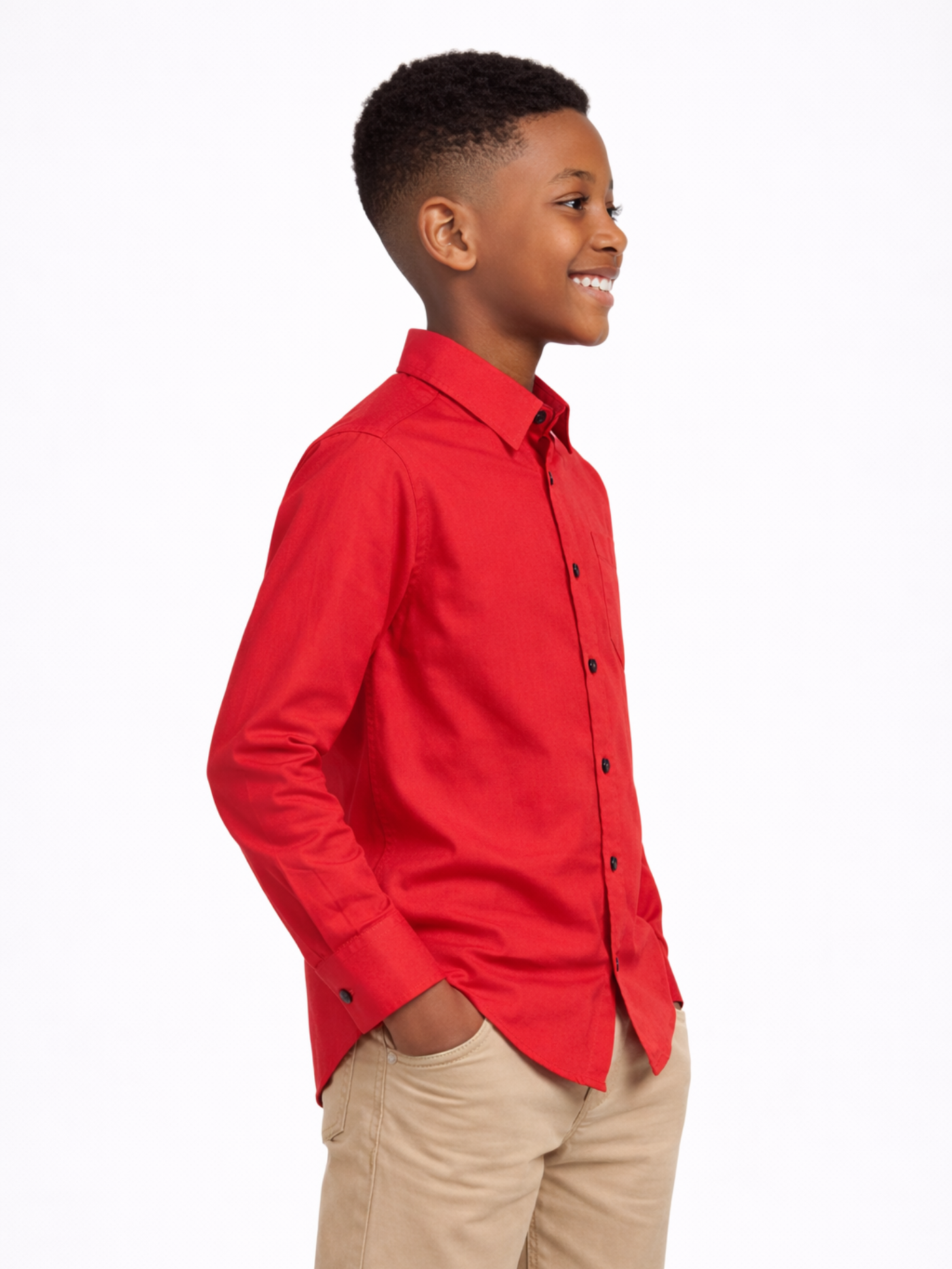 Bold Red Everyday Shirt